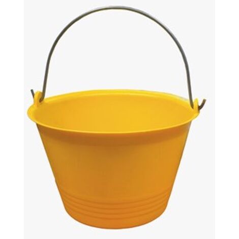 Stamplast Secchio Per Muratore Nero Modello Conico 34 - Con Manico Arcuato (Confezione Da 10 Pezzi) - 4