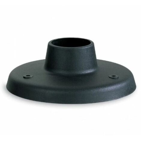 BASE PER PALO LAMPIONE IN MATERIALE PLASTICO NERA  Ø 60 mm   CA  6882002
