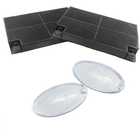 Sparefixd Filtro Carbone Rettangolare ECFB01 Per Cappa Zanussi – Sostitutivo RAN9330395 – Compatibile ZHB92670KA