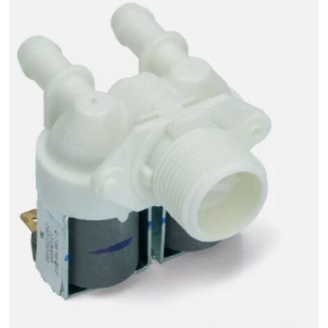 ELETTROVALVOLA CARICO ACQUA 2 VIE 180° LAVATRICE WHIRlPOOL IGNIS 480111100199 (1/2)