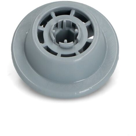 4 Ruote Per Cestello Inferiore Lavastoviglie – Ricambio Compatibile Bosch, Siemens, Neff, Codice 611475/00611475, Grigio