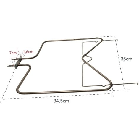Griglia Per Forno 360x460 Mm - Ricambio Compatibile Con BEKO, ESSENZIEL B, GRUNDIG, LISTO, Codice 240440219