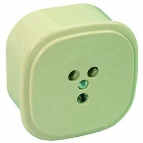 PRESA TELEFONICA TRIPOLARE DA MURO TELEFONO COLORE AVORIO FERR 12362 (1/2)