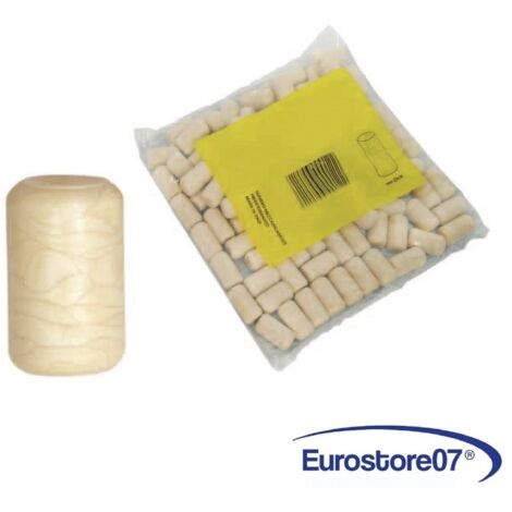 TAPPI SINTETICI IN SIMILSUGHERO 100 PZ FINTO SUGHERO MM 22x38 FERR 122764 (1/4)
