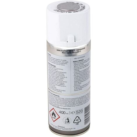 Vernice spray opaca CFG, col. Alluminio, 400ml