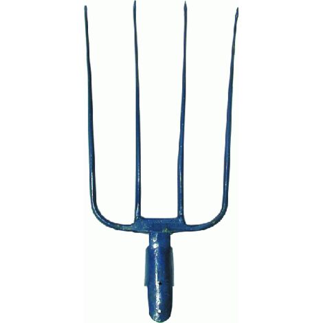 Forca Da Giardinaggio A 4 Denti Curvi - In Acciaio Forgiato Per Lavoro Pesante - Foto 8