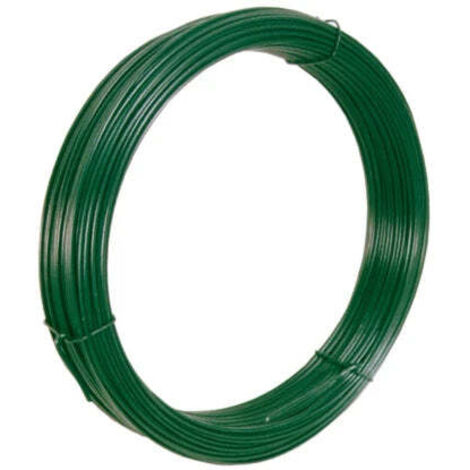 Filo ferro plastificato verde in matasse mt.100 - Specifiche: N°11 filo Ø mm 1,8 per legature (1/2)