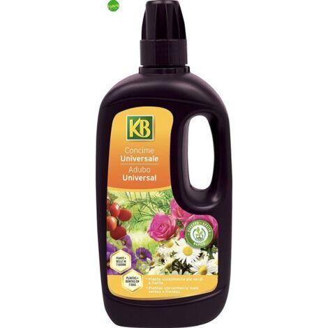 Kb concime liquido universale per tutti i tipi di piante fiorite e non fiorite da interno e da esterno (1/2)