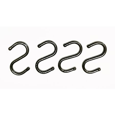 GANCIO A ESSE   COLORE  BRONZO  MM 58 -- PZ 4   CA 503 (1/5)
