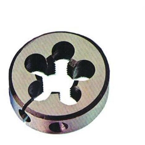 Filiera Rotonda Metrica M5 X 0,8 Mm In Acciaio Legato - Diametro 20mm, Spessore 7mm - Per Riparazione Filettature