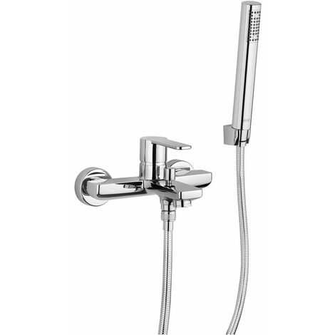 Rubinetto Doccia Monocomando Jacuzzi - Design Moderno, Finitura Cromo Lucente, Modello 0LU00410JA00 - Foto 3