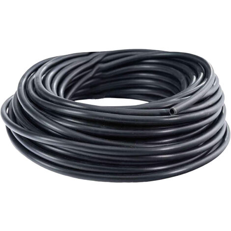 25METRI SPAGHETTO COLORE BIANCO DINT. 3,5-4,0X5.5 TUBICINO MICROTUBO Terrazzo Balcone Gocciolatore - Foto 3