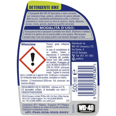 Wd-40 company pulitore freni wd-40 specialist® moto, 500 ml