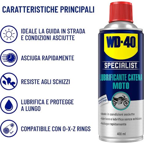 Lubrificante catena Moto: grasso, spray, olio e in pasta