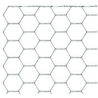 RETE TRIPLA TORSIONE ZINCATA DOPO LA TESSITURA mt.50 cm.50h. FER-170505