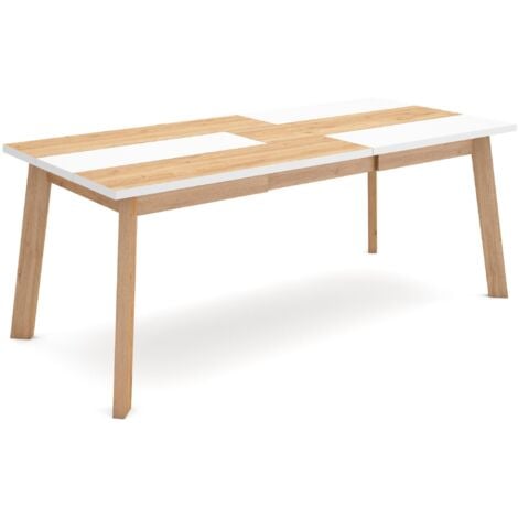 LeafDesign Ausziehbarer Esstisch Oslo - Für 6-8 Personen