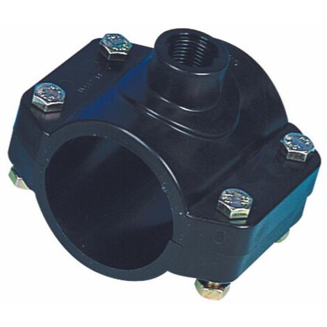 Aqualux – Collier de prise en charge piscine 50mm – Montage sondes pH et RX – PVC haute résistance – Installation rapide et sécurisée