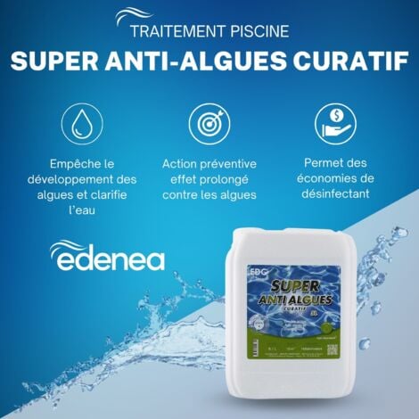 Super Anti Algues Piscine - Action Curative Anti Eau Verte Et Eau ...