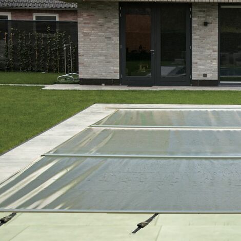EDG – Couverture à barres de sécurité pour piscine 7x3 m – Norme NF P90-308 – Montage rapide en 3h – Protection 4 saisons