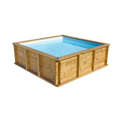 EDG – Liner piscine 200x200cm épaisseur 75/100 – Liner uni bleu pour piscine bois Oogarden Mangaia 2020 – Remplacement liner endommagé
