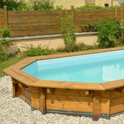 EDG – Liner piscine 490 x 300 cm h 1,30 m – Épaisseur 75/100 – Coloris bleu – Pour piscine bois Oogarden Manaia 130 - X1300