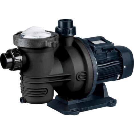 Pompe Filtration Piscine 1Cv 16M3/H - Couvercle Quicklock Sans Vis - Fournie Avec Raccords 50 - (À Utiliser En Complément D'Un Filtre À Sable Ou À Cartouche)