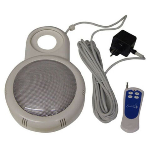 Kit Projecteur Piscine Hors Sol - Led Couleur - Couleurs Fixes Et Animations Lumineuses - Prêt À Éclairer - Montage Sur Buse De Refoulement