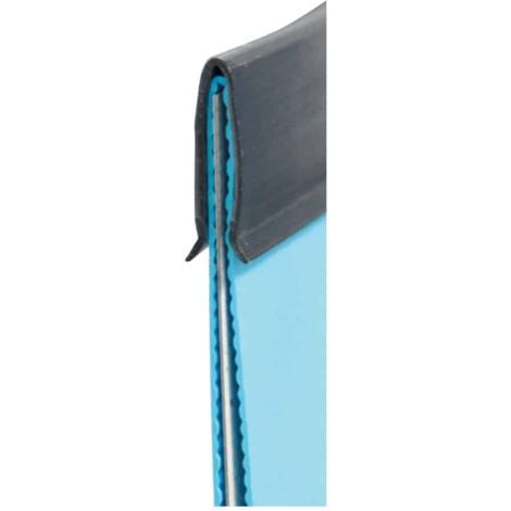 Baguettes Accrochage Liner Piscine Hors Sol Acier - Jonc A Clipser - Blocage Liner Overlap - Sachet De 6 Profilés De 61Cm