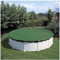 Bâche De Piscine Ovale Polyester – Protection Anti-débris, étanche, Résistante Aux Intempéries, Avec Kit De Fixation, Pour Piscine Hors Sol