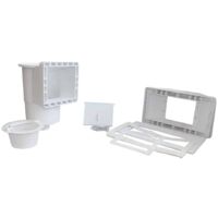 EDG – Kit de pièces à sceller pour piscine hors sol – Skimmer grande meurtrière – Efficacité de filtration optimale – Installation facile et durable