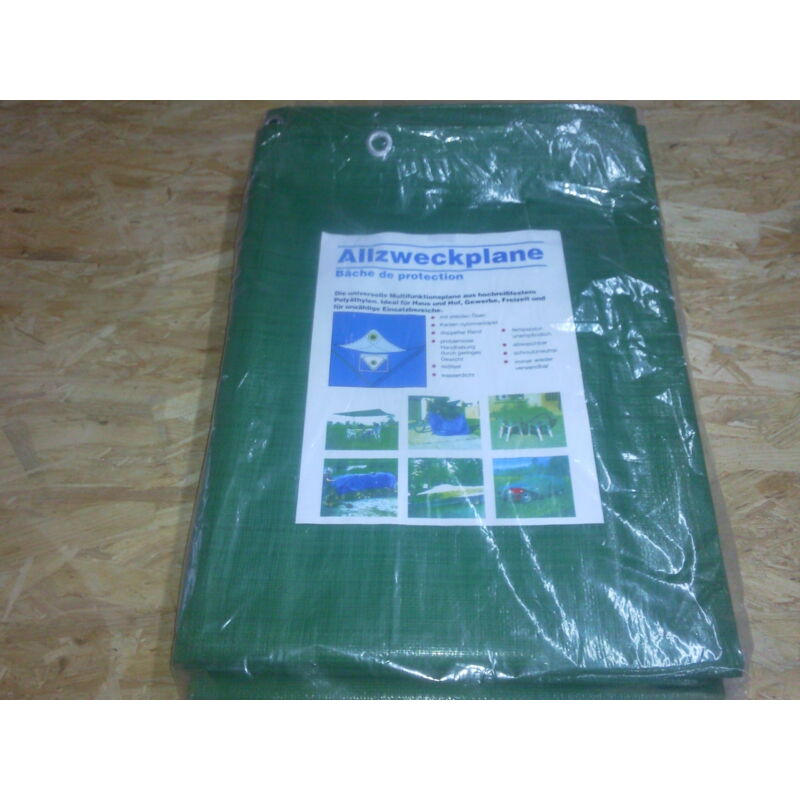 Bâche En Tissu 150 G, 6 M X 10 M Bâche De Recouvrement, Bâche