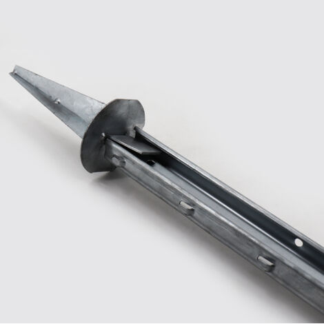 Aquagart Poteau De Clôture Profilé En Z Ensemble Complet De Clôture Sauvage I 50m Clôture 150/19/15S Avec 15 Poteaux De Clôture 2m, 250m De Fil De Tension Et 10 Tendeurs De Fil