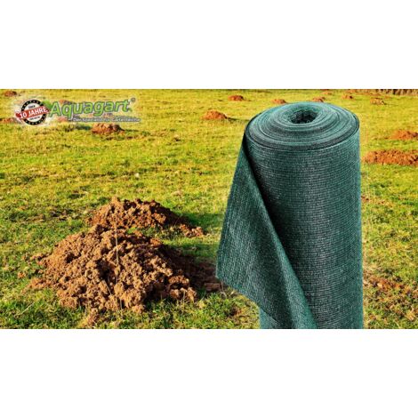 Filet Anti-taupes Aquagart 40m² - 2m De Large, 90g/m², Barrière En Tissu PEHD Imputrescible, Avec Boutonnières