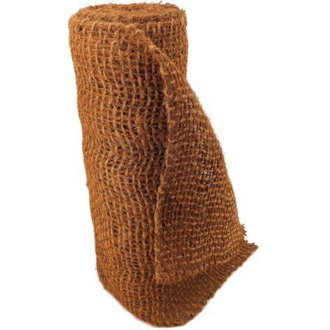 Aquagart – Filet anti-érosion en fibre de coco 20 m – Largeur 1 m – Grammage 750 g/m² – Protection naturelle pour bassins et pentes - COCO 750 G
