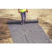 40m² Non-tissé pour bassin 500g Bassin Non-tissé de protection pour bâche de bassin 