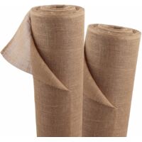 Aquagart – Toile de jute 10m x 1m 215g/m² – 100 % fibres naturelles – Protection contre le gel et le vent – Pour projets de jardinage - JUTE 215 G