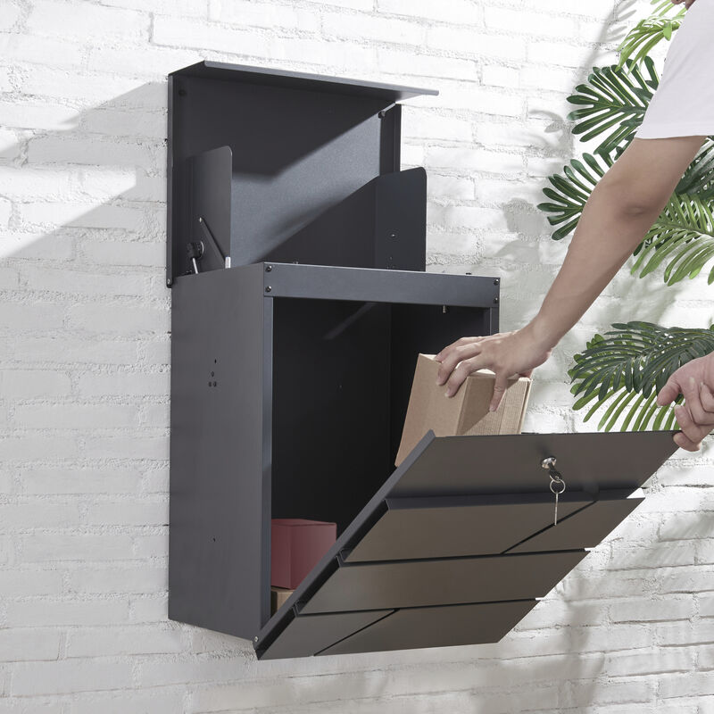 Cassetta Postale Orizzontale Sterling MB24BK - Nero, 358x125x250 Mm, Per Edifici Multi-Abitazione - Foto 9