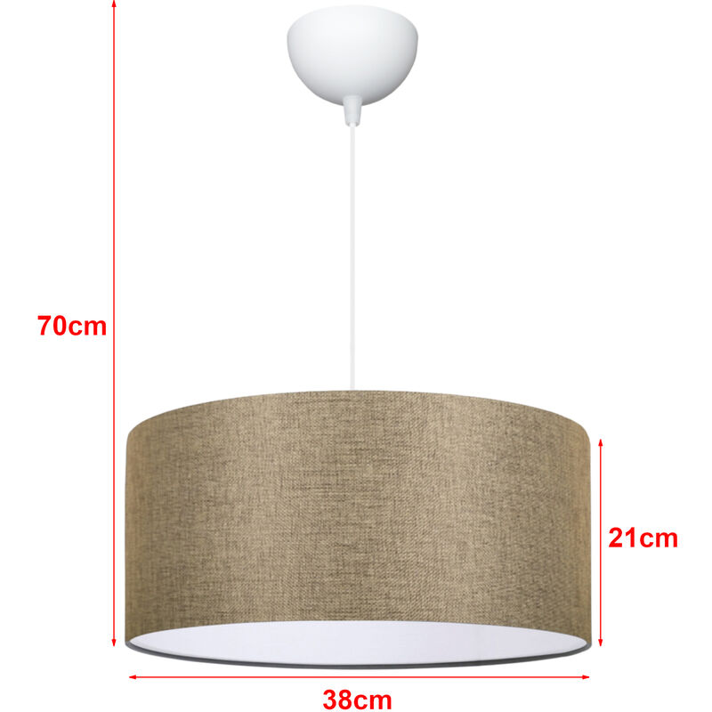 Lampada a sospensione Mura moderna con 3 paralumi cilindrici bianchi e cromati 3xGU10