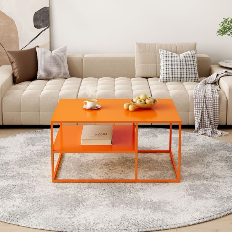 Moderno tavolino rotondo con design a forma di clessidra, stabile ed elegante comodino per qualsiasi spazio (rosso