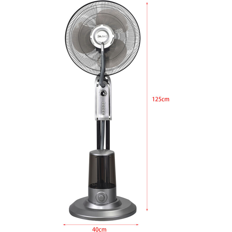 JOHNSON VENTILATORE A COLONNA PIANTANA ACCIAIO OSCILLANTE PALE 40 CM MOD  LUSSO