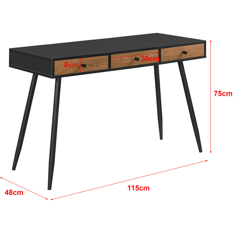 Need Scrivania Piccola Scrivania 80 x 40 cm Ufficio Postazioni di lavoro  per Computer Scrivania PC Tavolo da pranzo in Legno Scrivania, Facile  Installazione : : Casa e cucina