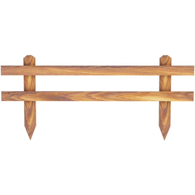 YUYIUS Bordo Paesaggistico Per Giardino – 6,1m X 5,1cm, Kit Con 30 Pali E Connettori, Senza Scavo, Per Aiuole E Prati, Resistente Agli Agenti Atmosferici