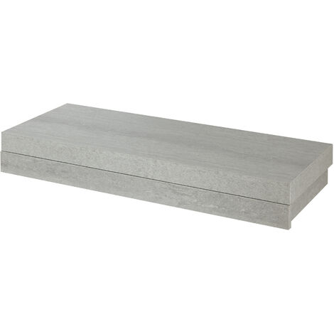 Relaxdays Comodino Sospeso con Cassetto, Mensola da Parete dal Design