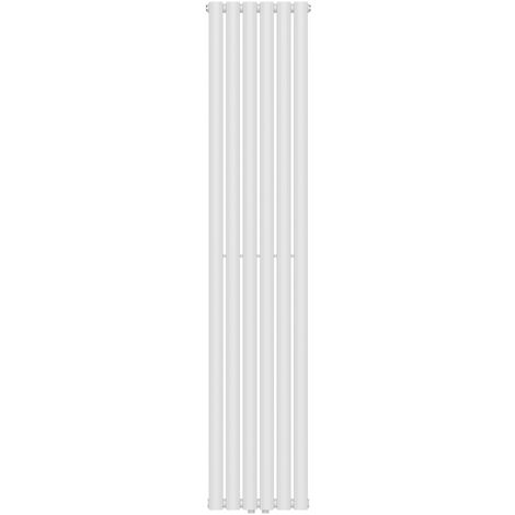 Termosifone Nore ad Acqua Calda Pannello Singolo con Elementi Tubolari 60 x  90 cm - Bianco [neu.haus]