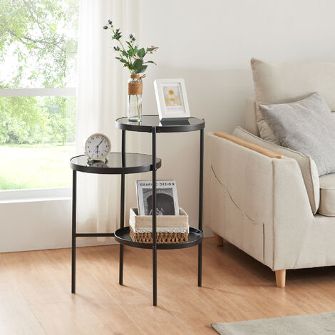 Tavolino Salotto Grigio Cemento 90x50x36,5 Cm Legno Multistrato 2