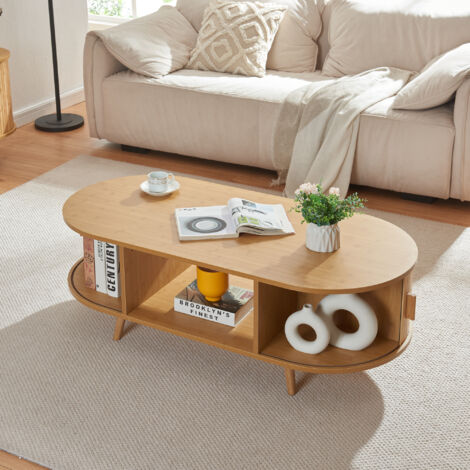 Tavolino a 2 livelli effetto marmo, tavolino da divano a C, design moderno, struttura in metallo dorato, 60 x 40 x 60 cm | Leroy Merlin