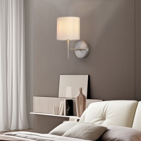 Paralume cilindrico in tessuto stampato con cacatua 40cm - Nardini Forniture