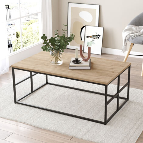 Tavolino Da Salotto,Tavolino Da Caffè,Tavolino Da Soggiorno 80x50x40 Cm Massello Acacia E Multistrato CFW32225 | Leroy Merlin