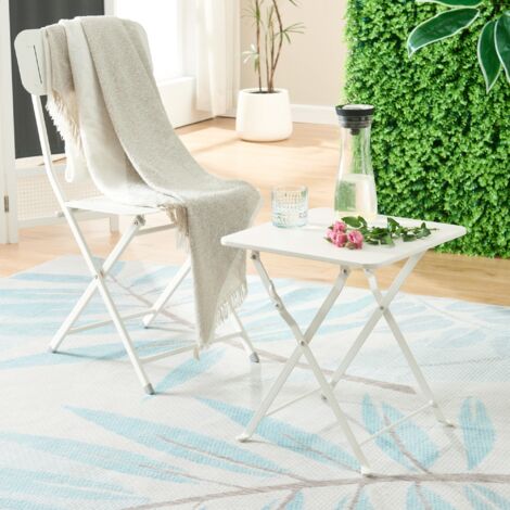 Tavolino Pieghevole Lifetime 80251 - Bianco, 66 Cm, Regolabile In Altezza, HDPE - Foto 12