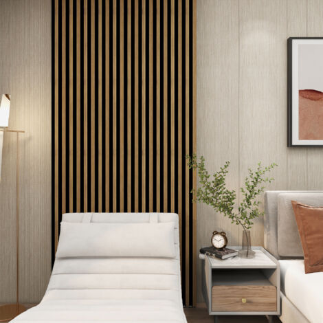 Set Blaricum di 8 Pannelli Murali 3D - Effetto Rovere NEU.HOLZ